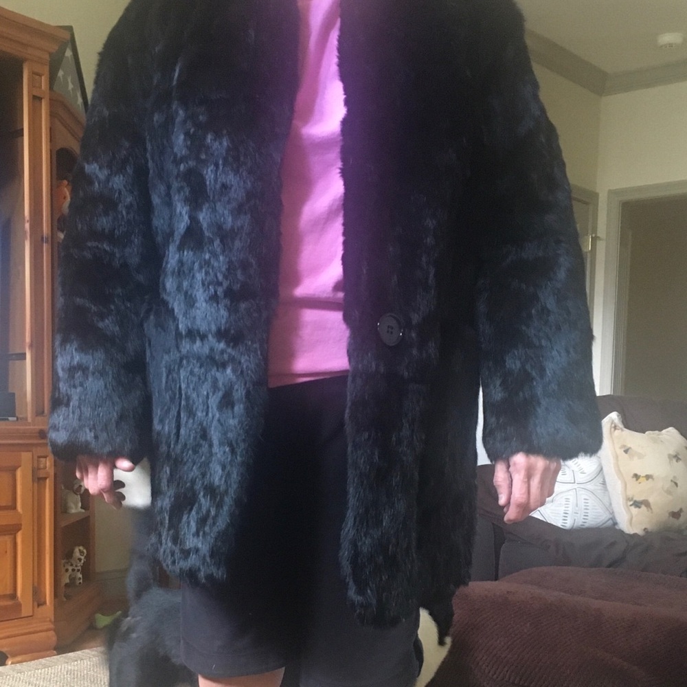 Vintage 80’s Rabbit Coat